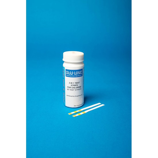 BLU LINE CHLORINE TEST STRIPS 50 PACK