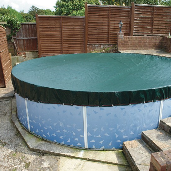 16FT ROUND ABOVE GROUND SWIMMING POOL WINTER DEBRIS COVER 