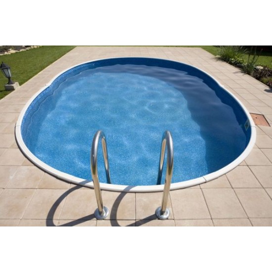  BLU LINE 18X12FT OVAL WOODEN EFFECT SWIMMING POOL KIT