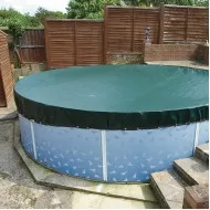 12FT ROUND ABOVE GROUND SWIMMING POOL WINTER DEBRIS COVER 12FT ROUND ABOVE GROUND SWIMMING POOL WINTER DEBRIS COVER