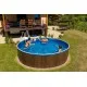  BLU LINE 15FT ROUND  SWIMMING POOL KIT