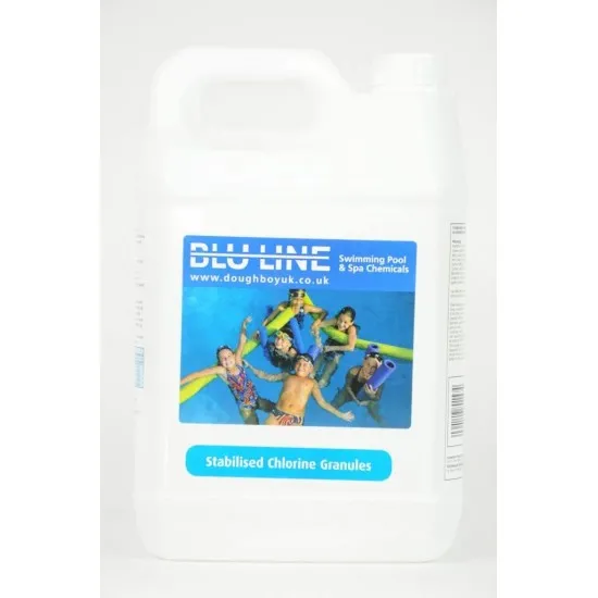 BLU LINE STABILISED CHLORINE GRANULES 5KG BLU LINE STABILISED CHLORINE GRANULES 5KG