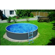 BLU LINE 15FT ROUND HEATED SWIMMING POOL KIT BLU LINE 15FT ROUND HEATED SWIMMING POOL KIT
